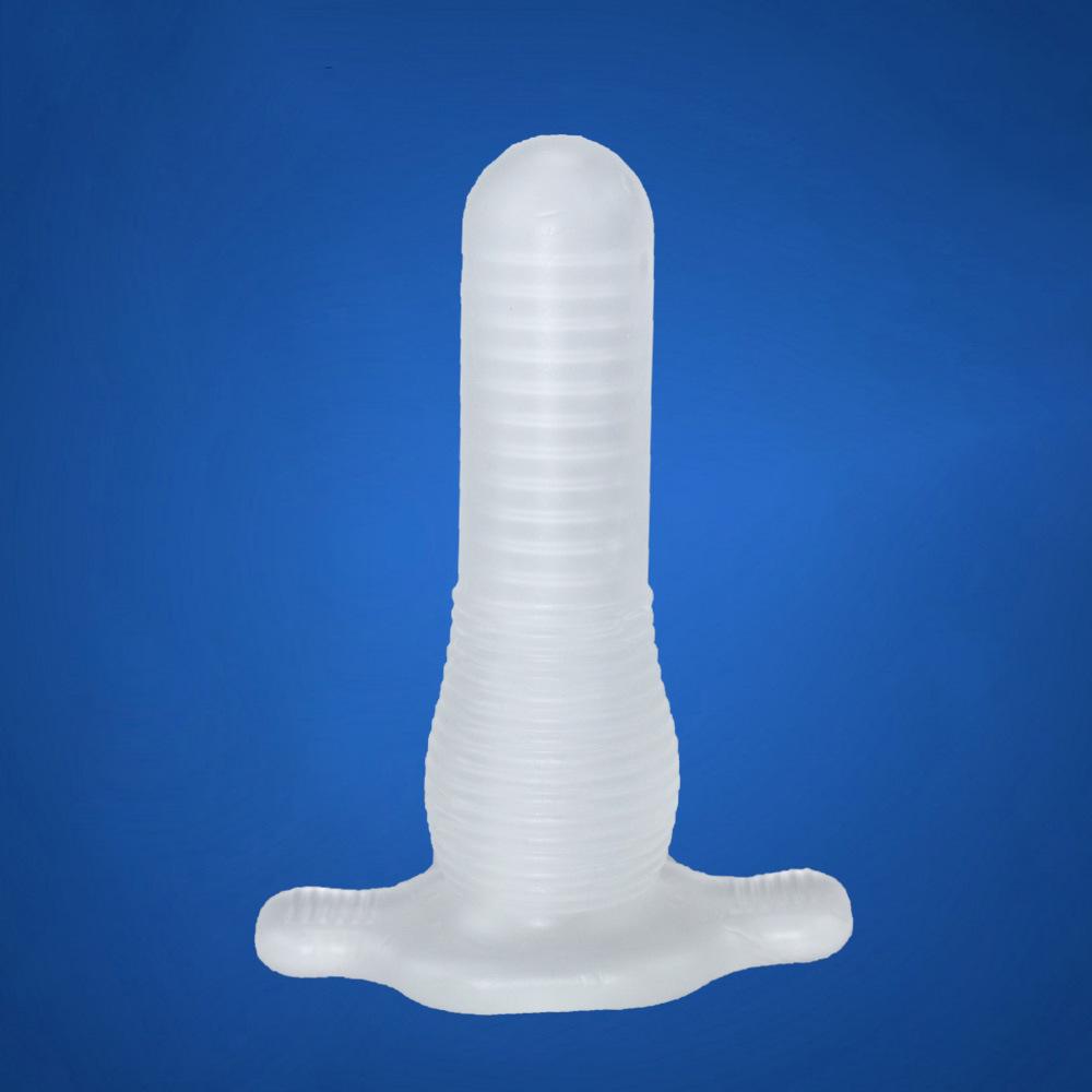 Back Court Hollow Anal Plug & Dilator - Erotic Wolf Tooth Sleeve Dildo for Men
