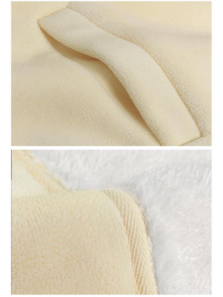 Women's Lambswool Thick Coat: Fleece Windbreaker for Spring to Winter, 2025 Collection.