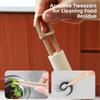 Stain Removal Rotatable Pot Scrubber Long Handle Cookware Cleaner Brush  Kitchen Use