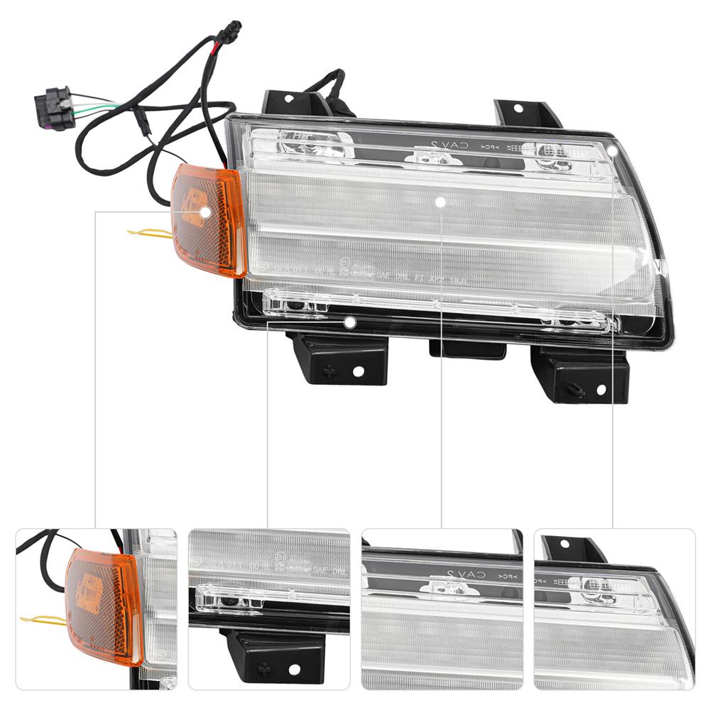 LED Turn Signal Light Right Side Lamp For 2018-2022 Jeep Wrangler JL 55112884AF