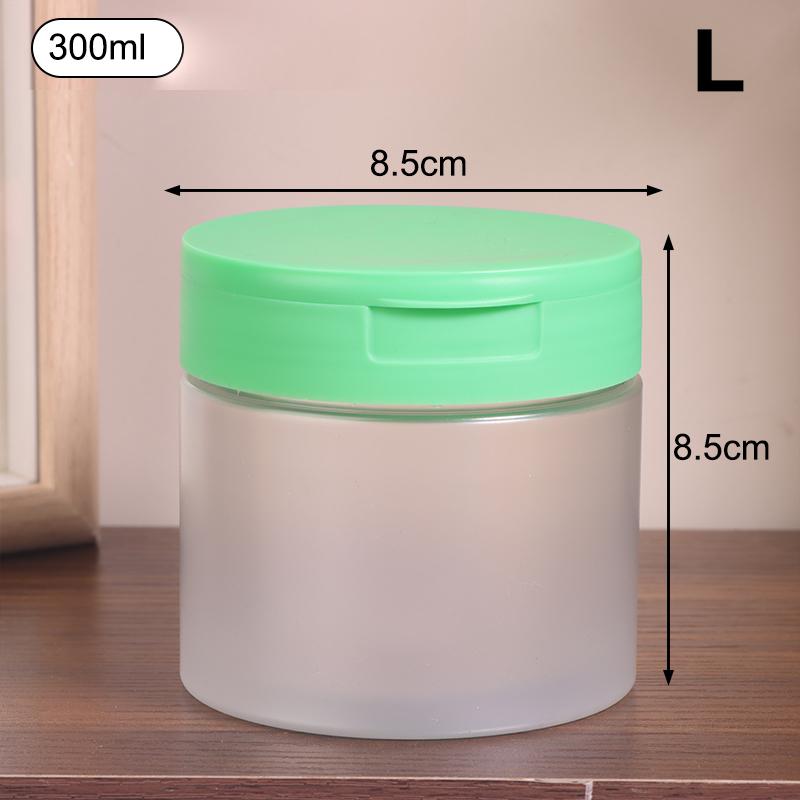 1Pcs 250/300/350Ml Makeup Remover Cotton Cream Jar Lid Body Lotion Scrub Jar Cosmetic Container Travel Portable Bottle