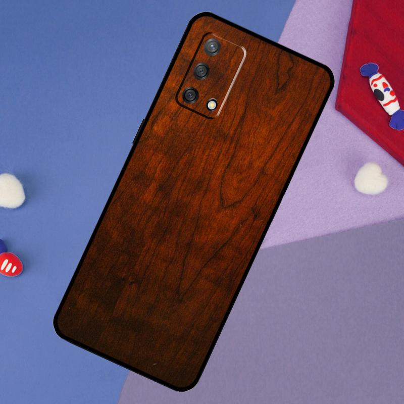 Oak Wood Texture Pattern Case For Oppo A17 A60 A40 A80 A16 A76 A96 A98 A58 A78 A18 A38 A57 A74 A54 A94 A15 A5 A6 Pro
