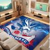 Tappeto in Velluto di Cristallo con Stampa del Crystal Palace Football, Comodo Assorbente d'Acqua Antiscivolo Tappeto per Pavimenti Interni