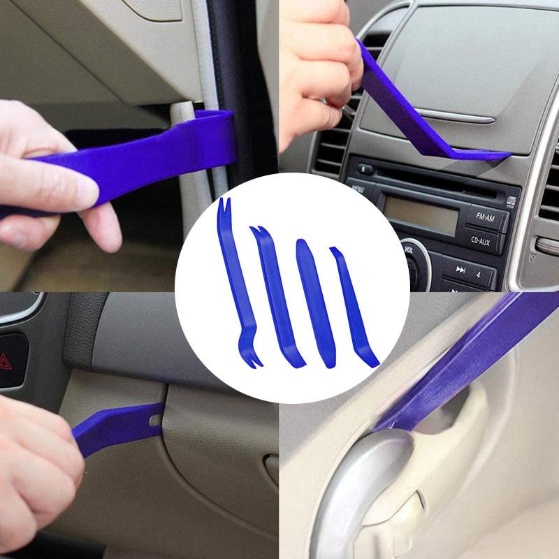 Car Door Clip Panel Trim Removal Tool Kits Auto Audio Navigation Disassembly Kit Installer Dismantlers Automotive Tool Pry Set