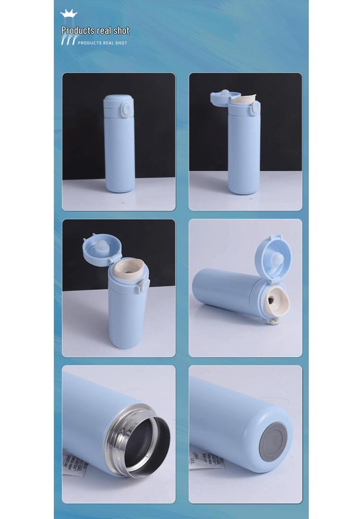 High-Quality 304 Stainless Steel Mini Thermos Cup - Portable Design for Girls & Students, Available In Multiple Colors