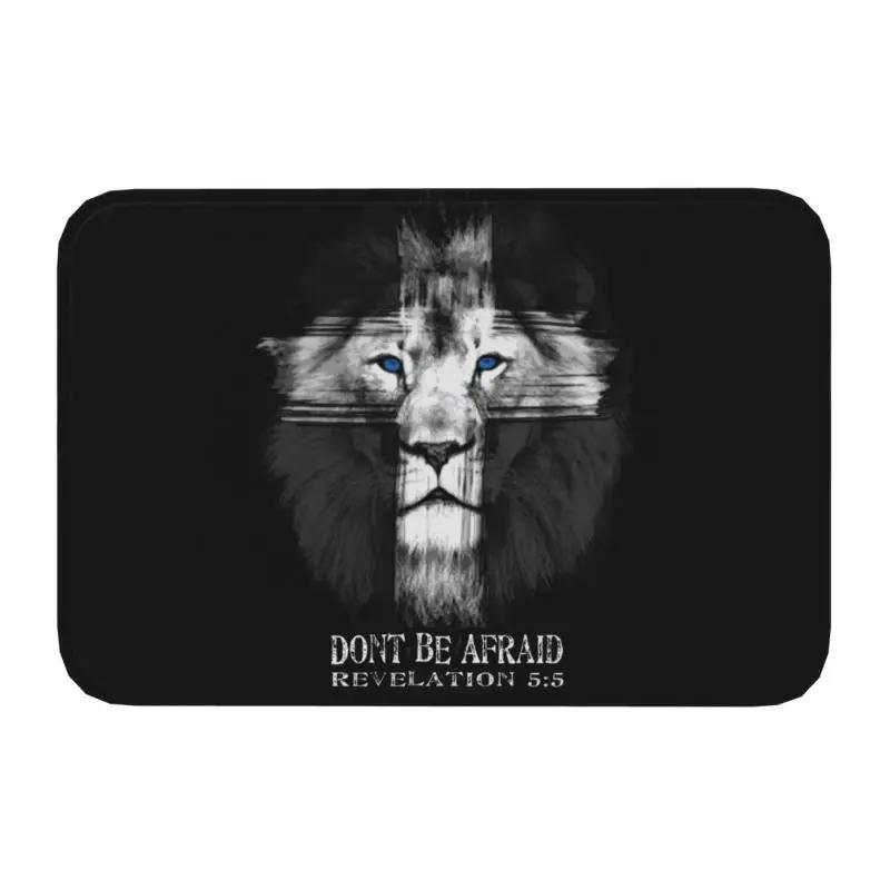 Custom Jesus The Way The Truth The Life Doormat Anti-Slip Entrance Mats Religion Cross Christian Faith Balcony Room Carpet Rug