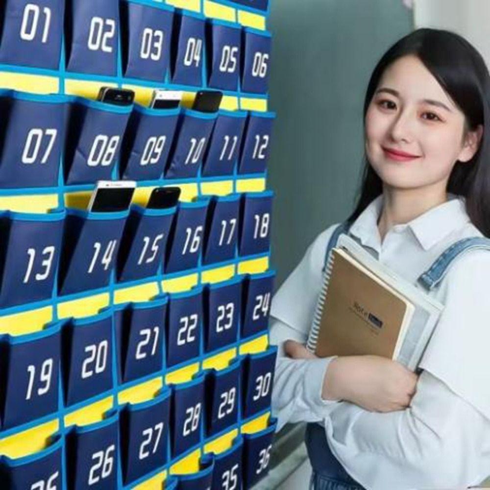 Better Load-Bearing Numbered Pockets Non-Woven Fabric Cell Phone Hanging Organizer  Mobile Phone