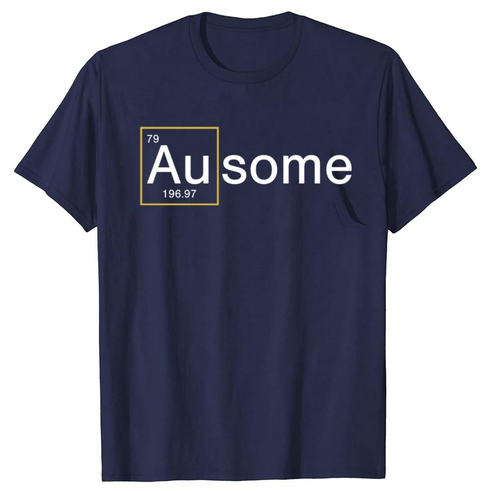 Funny Ausome Autism Graphic 100% Cotton T-shirts Men Women's Fashion Casual Tshirt Loose Oversized Streetwear T Shirt