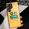 G-Geometry Dash Game Phone Case For Samsung A25 A13 A33 5G A54 A36 A35 A56 A52 A14 Shockproof Glass Cover