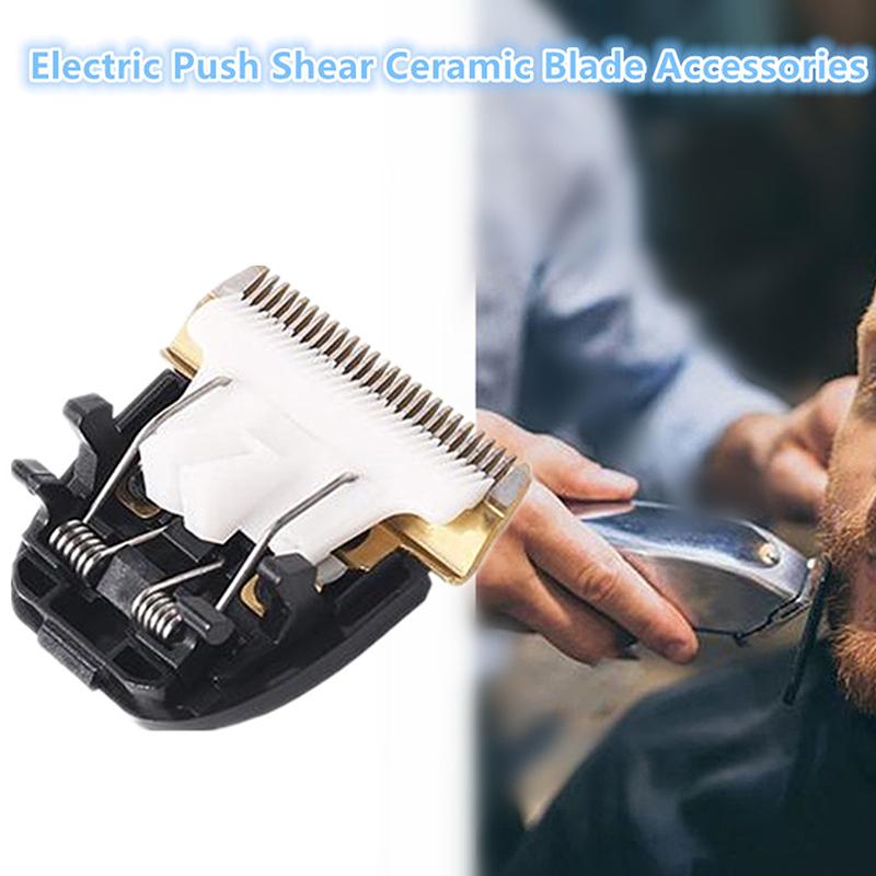 Adult Hair Clipper Electric Push Scissor Head Ceramic Blade Universal Accessories For Electric Scissors 24 Teeth