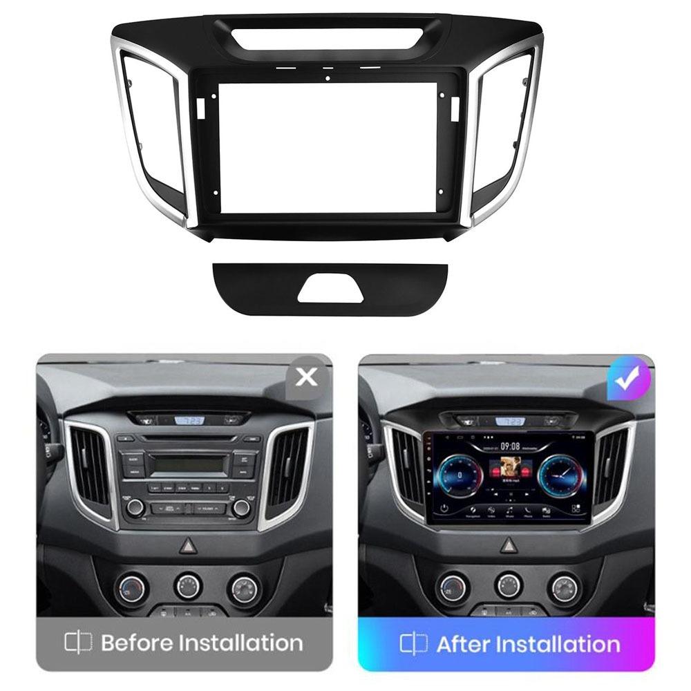 9inch For HYUNDAI CRETA IX25 2014+ Car Fascias Android 2Din Head Unit Panel Frame