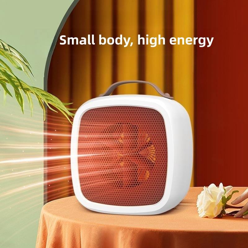 Încălzitor portabil Ventilator din ceramică Economisire de energie în condiții de siguranță Termostat de cameră liniștit pentru interior Birou Baie 220V 500w Priză UE