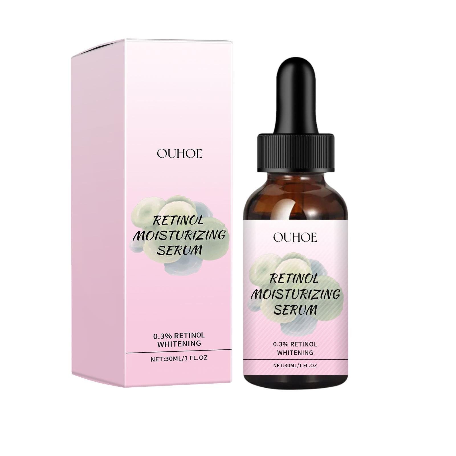 

OUHOE Retinol Moisturizing Serum Facial Anti-Wrinkle Delicate Moisturizing Contains Retinol Vitamin C Serum Improve Skin Quality 30ml