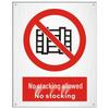 Bilingual Outdoor Aluminum Safety Warning Signs