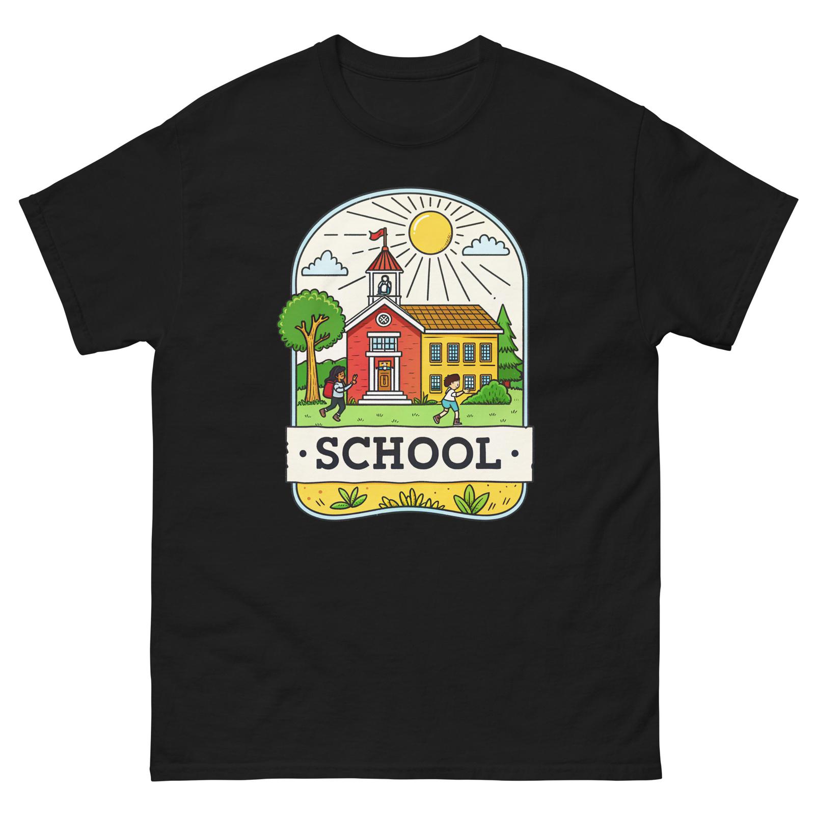 School Everyday Location Building Place T-Shirt XXXL
