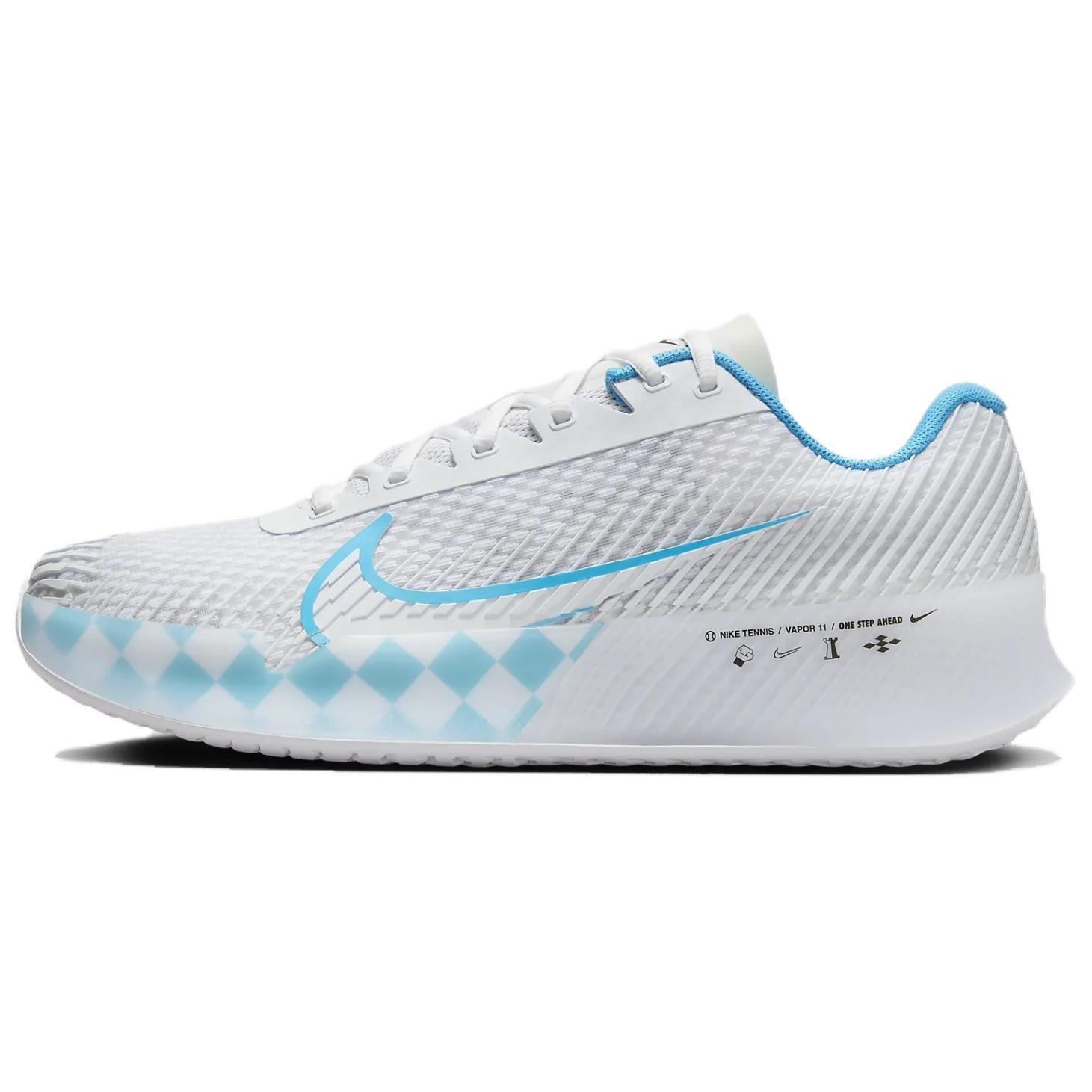 Nike Court Vapor 11 Carlos Alcaraz PE  White Baltic Blue  Men s HQ1654-100 EU 40