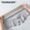 Men's Big Size Underwear Cotton Boxer Briefs Breathable Large Shorts Boy Sports Sexy Unides L XL 2XL 3XL 4XL 5XL