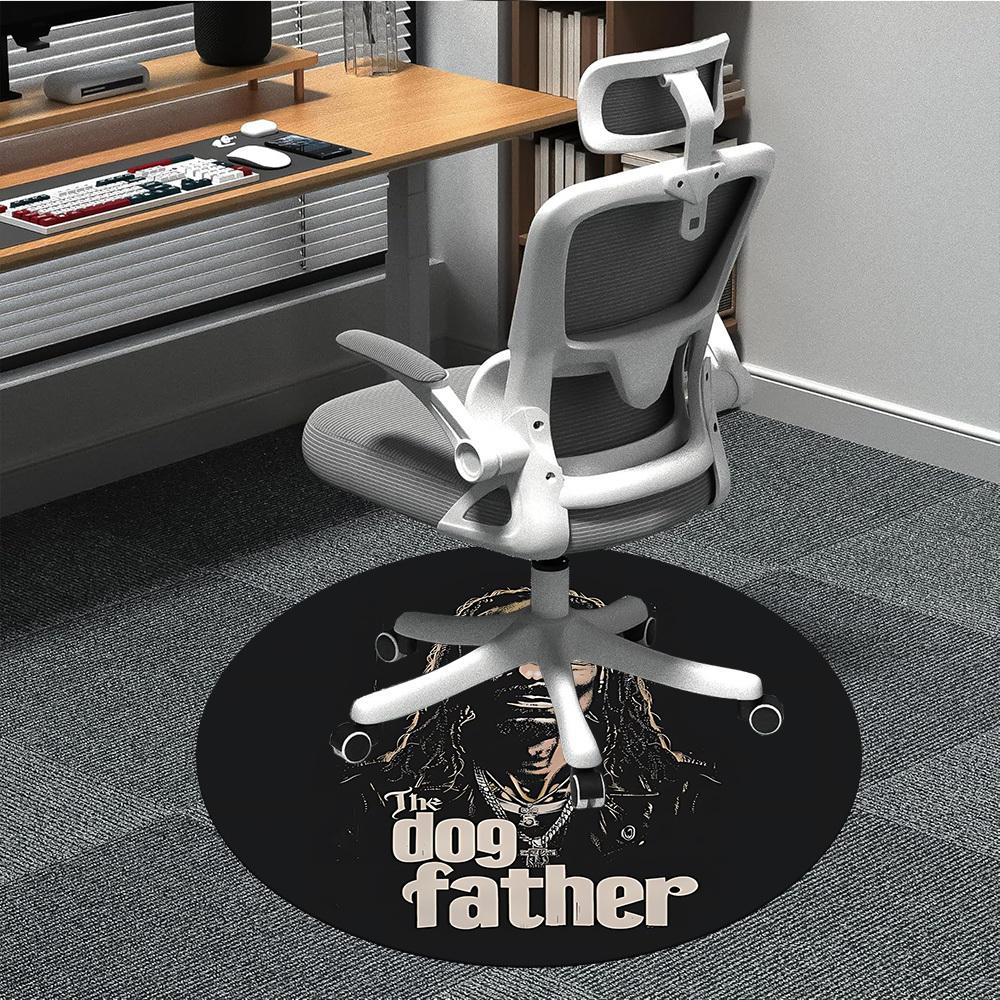 

1pc Dogfather Chair Carpet for Office, Non-slip, Soft and Durable Office Rug, Perfect for Office yy251225088 80cm by 80cm