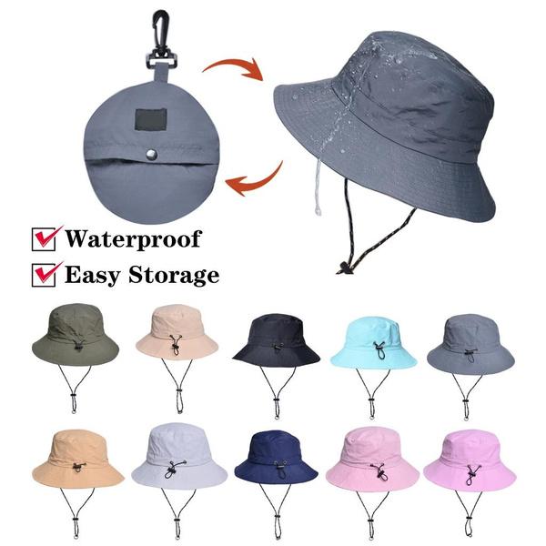 

Waterproof Sun Hat Waterproof Fishing Hat Waterproof Hiking Hat Waterproof Fisherman Hat Bucket Hat Foldable Camping Hat розовый