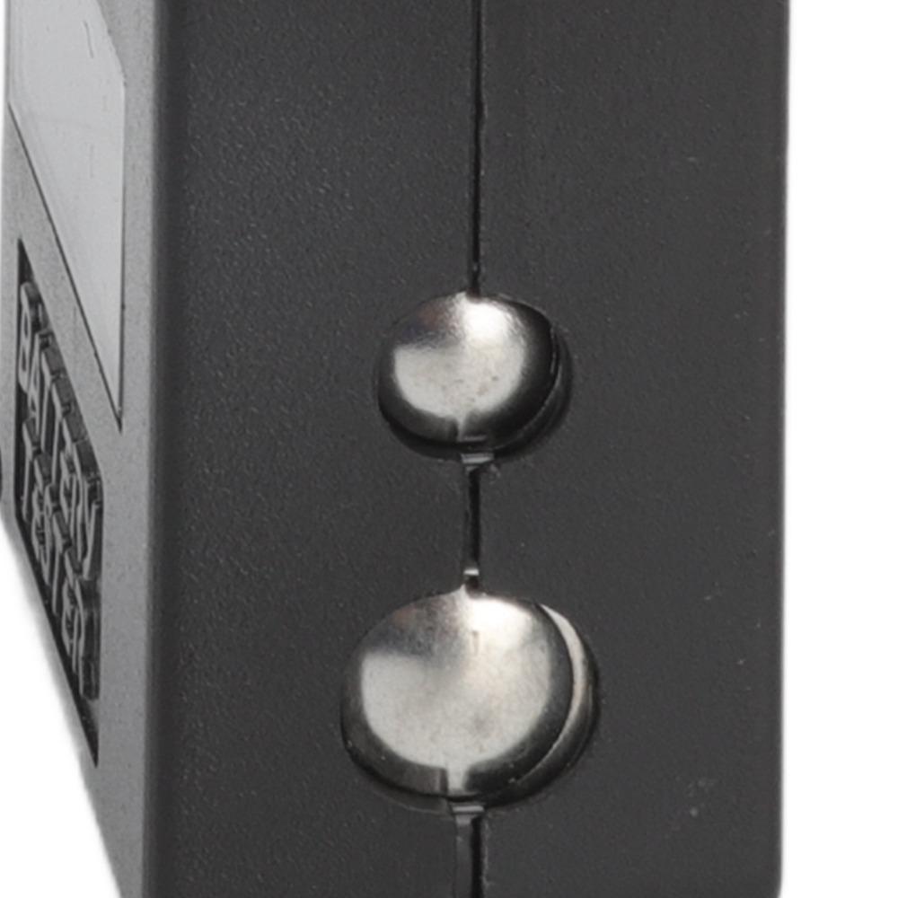 Black Battery Capacity Tester ABS Battery Charge Checker Small Battery Volt Tester