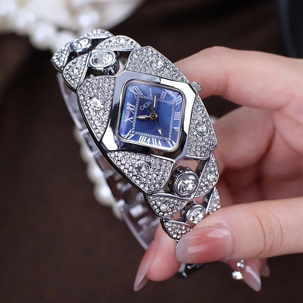 Women's Watch Rhinestone Bracelet Waterproof Quartz Watches Clock Gift Wristwatch