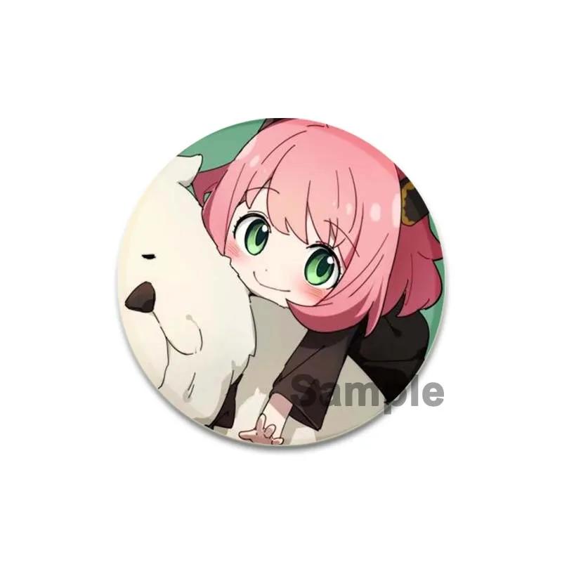32/44/58mm SPY X FAMILY Enamel Pin Cute Anime Brooches Anya Forger Damian Lapel Pins Cartoon Badge Backpack Hat Jewelry Accessories Gift