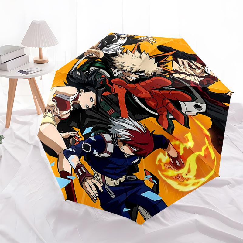 

1pc Anime Characters Automatic Opening Folding Umbrella with 8-Bone Iron Frame, Perfect for Fans, Travelers, Daily Use, and Festive Gifts!T087