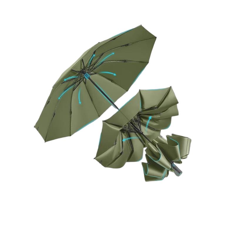 BeneaththeBanana Men s Automatic Foldable Dual-Use Umbrella