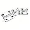 2pcs Stainless Steel Vessel Hinges Reinforced Structure Ideal For Harsh Marine Conditions Boat Marine Square Hinges