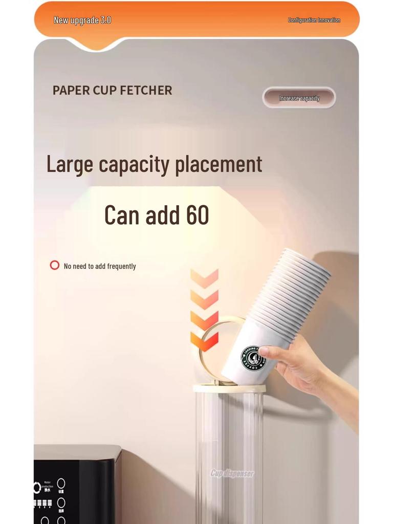 Wall-Mounted Disposable Cup Dispenser – Save 5 Yuan On New Arrivals!