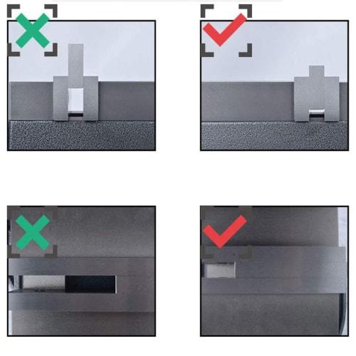 Uyoyous 4-inch Table Vise, Fixed Tabletop Vise, Drill Press Vise, Small Bench Vise, F-Type, Maximum Opening 100mm, Easy Installation by Simply Placing