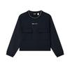 Emerald Fashion Casual Pullover Long Sleeve Sweatshirt Women Sweatshirt Midnight-Blue F11W524201F-NV