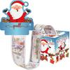 Christmas Santa Money Box With Paper Material Festive Celebration Decoration