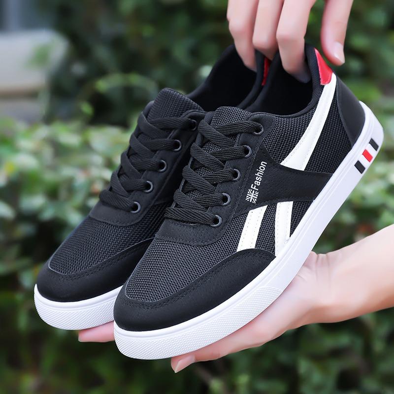 Spring and Autumn New Board Shoes Men's Casual Shoes Versatile Breathable Cloth Shoes Sports Shoes Korean Version of White Shoes