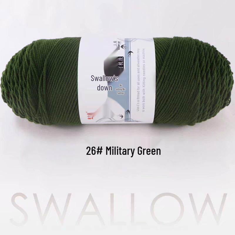 4 Liang Five-Strand Yarn: Cotton-Wool Medium-Thick Knitting Yarn for DIY Scarves and Shawls