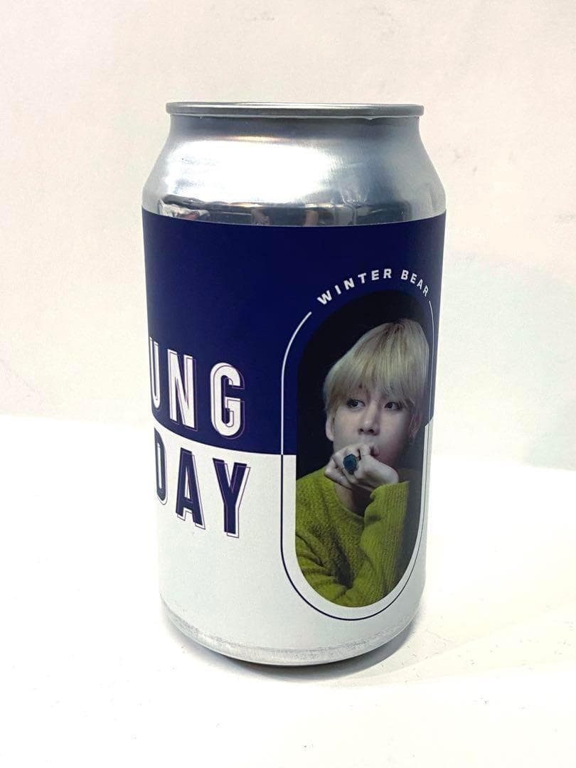 

[USED] BTS | V Tae Birthday Can Birthday Label Fan Design Purchased in Korea