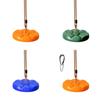 Baby Plastic Swing With Petal Design And Hanging Rope For Toddler Playroom Use