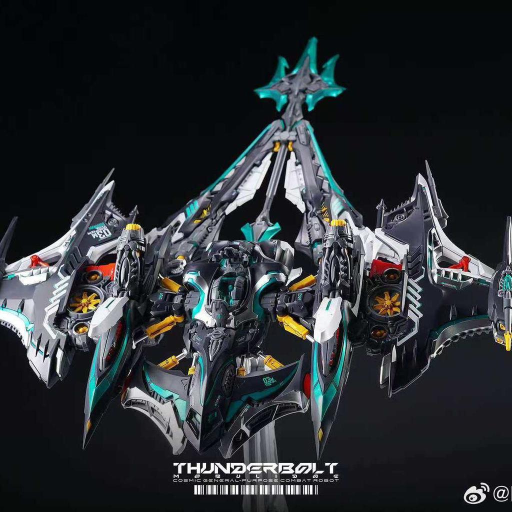 In Era Thunderbolt Mobulidae Action Figure Assembly Model Kit 1/100 Assemble Mecha Robot Figurine Collection Model Toy Kit Gifts