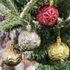 (6Pcs/pack)5cm Firework Electroplated Balls Christmas Tree Hanging Decoration Home Holiday Party New Year Gift Toy Xmas Ornament