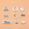 Soccer Football Charms School Pendants For Sports Themed Jewelry Making 1 Set