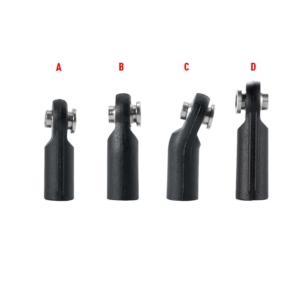 AXSPEED 10 Pezzi M4 Boccole di Collegamento in Plastica Testa Sferica Giunto Filettatura Oraria per TRX-4 Axial SCX10 Wraith 1/10 Auto RC Parti di Aggiornamento
