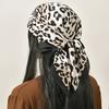 Luxury Leopard Print Square Scarf Women Soft Satin Hairband Neckerchief Tie Female Headband Foulard Mother's Day Gift