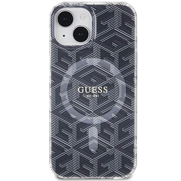 Guess Guhmp15Shgcustgk Iphone 15 / 14 / 13 6.1 Czarny/Black Hardcase Iml Gcube Magsafe