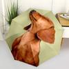Dachshund, Profile- Automatic Umbrella,Suitable for Men and Women, Outdoor Accessories, Suitable for Birthdays 1006b