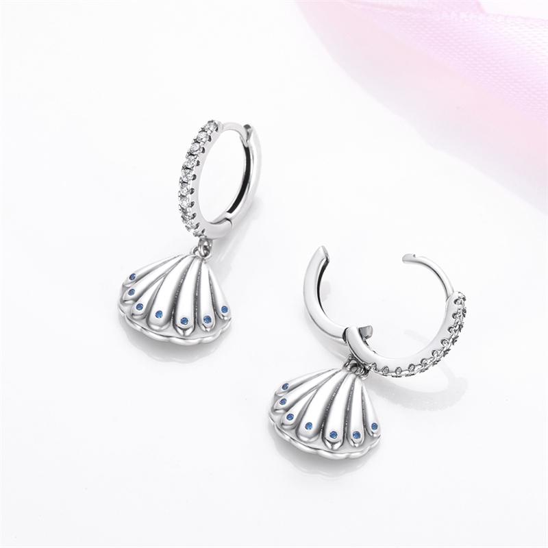 925 Silver Ocean Theme Earrings Dolphin Sea Star Shell Turtle Original Design Fashion Jewelry for Women