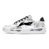 Li Ning Floating Boat Solitary River Ink Shadow, Box Abrasion Resistant Slip Resistant Low Top Skateboard Shoes Women's AGCS420-6(TeamM--BOX)