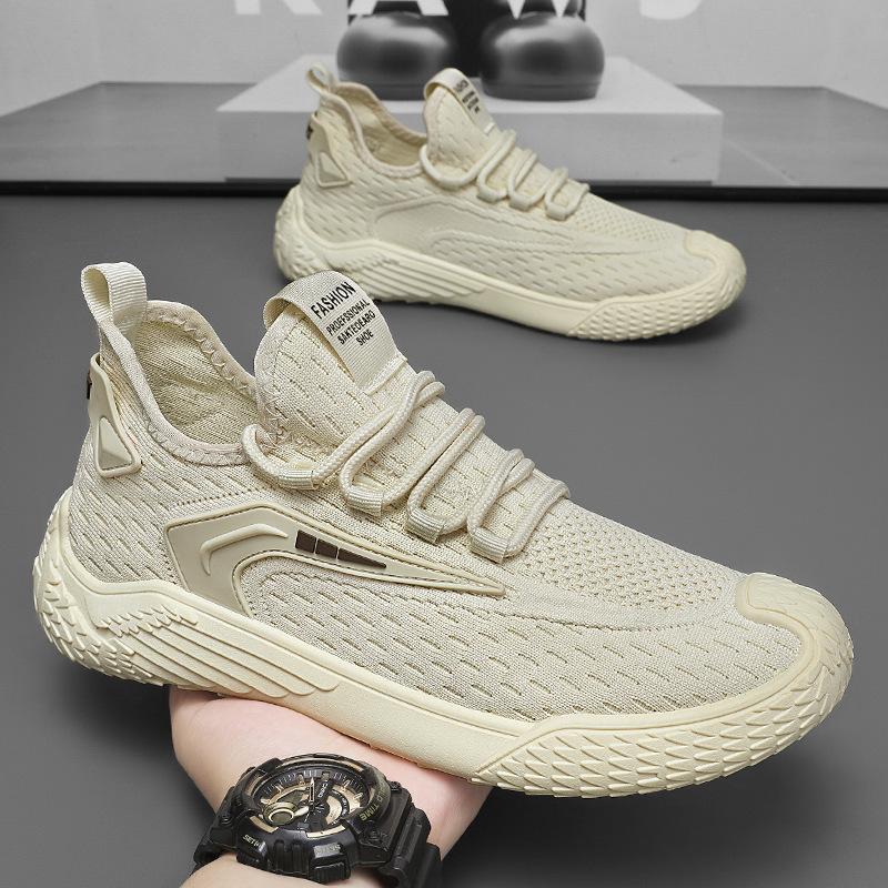

Men s shoes summer new breathable fly-woven mesh shoes men s trend versatile sports shoes casual 39