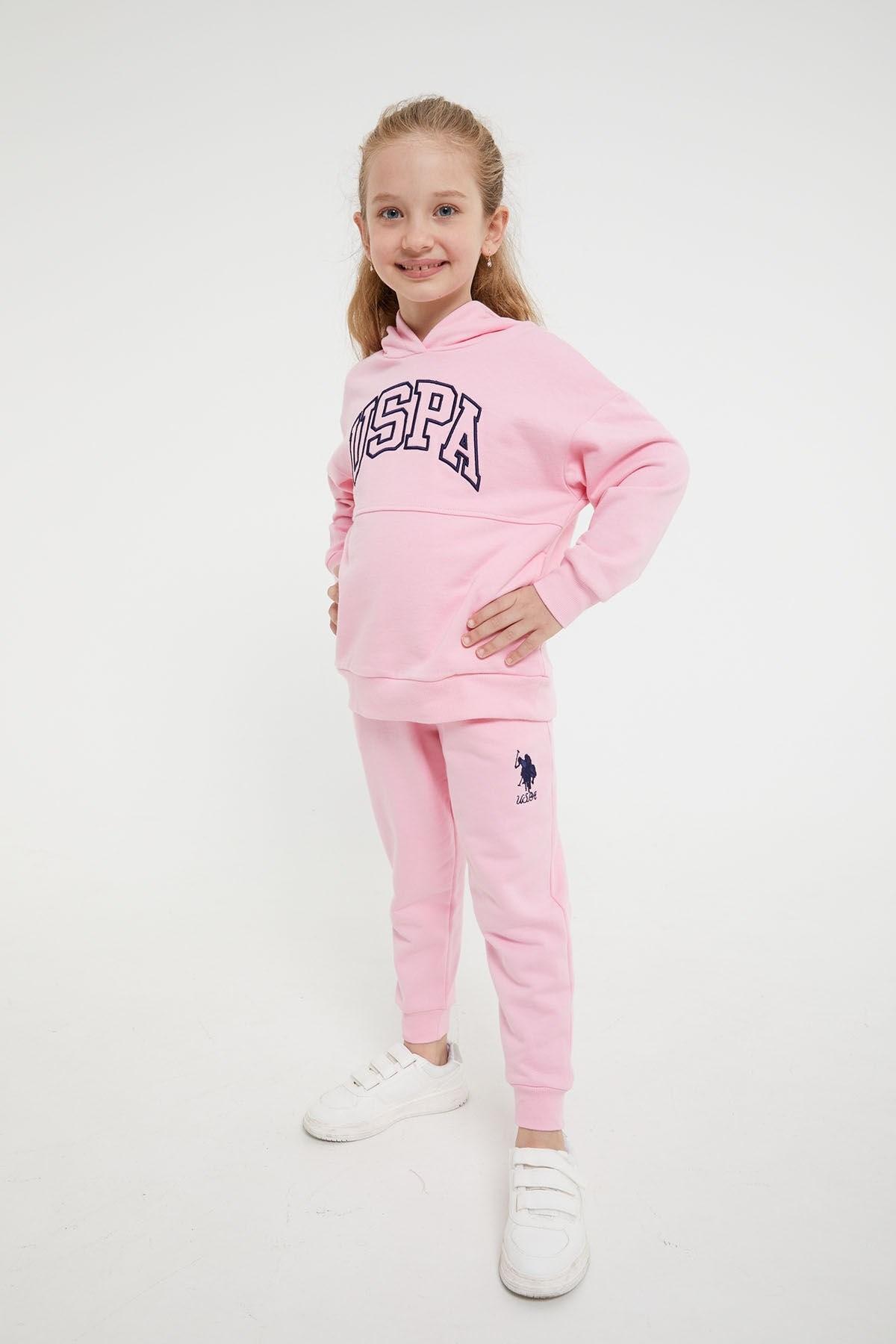 

Классический комплект спортивного костюма Candy Pink Girl с лицензией U.S. Polo Assn