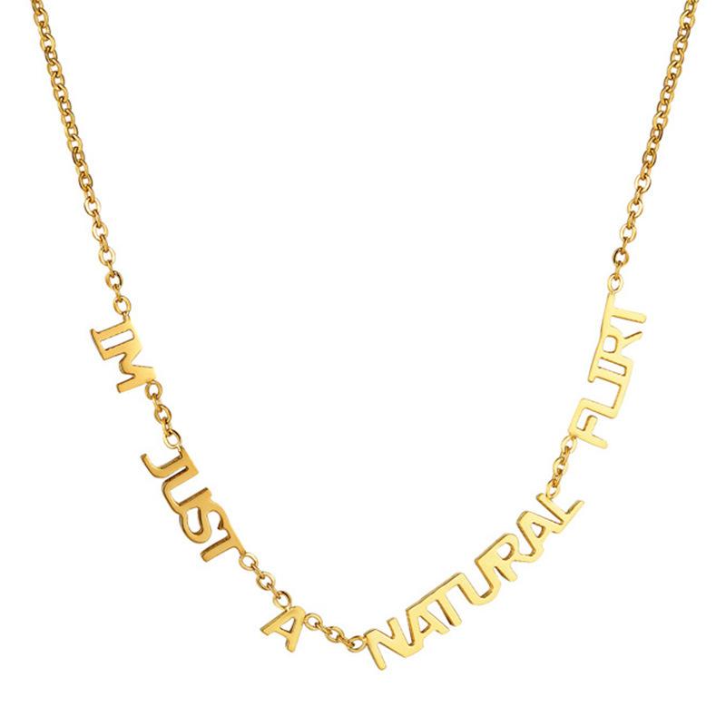 

Один слуга и два хозяина, естественно, любят ожерелья для разрядки, корейские простые буквы в виде ключичной цепочки цвета ювелирных изделий