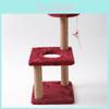 Katzenkletterbaum mit PVC-Material für aktive Katzen und Heimspiel
